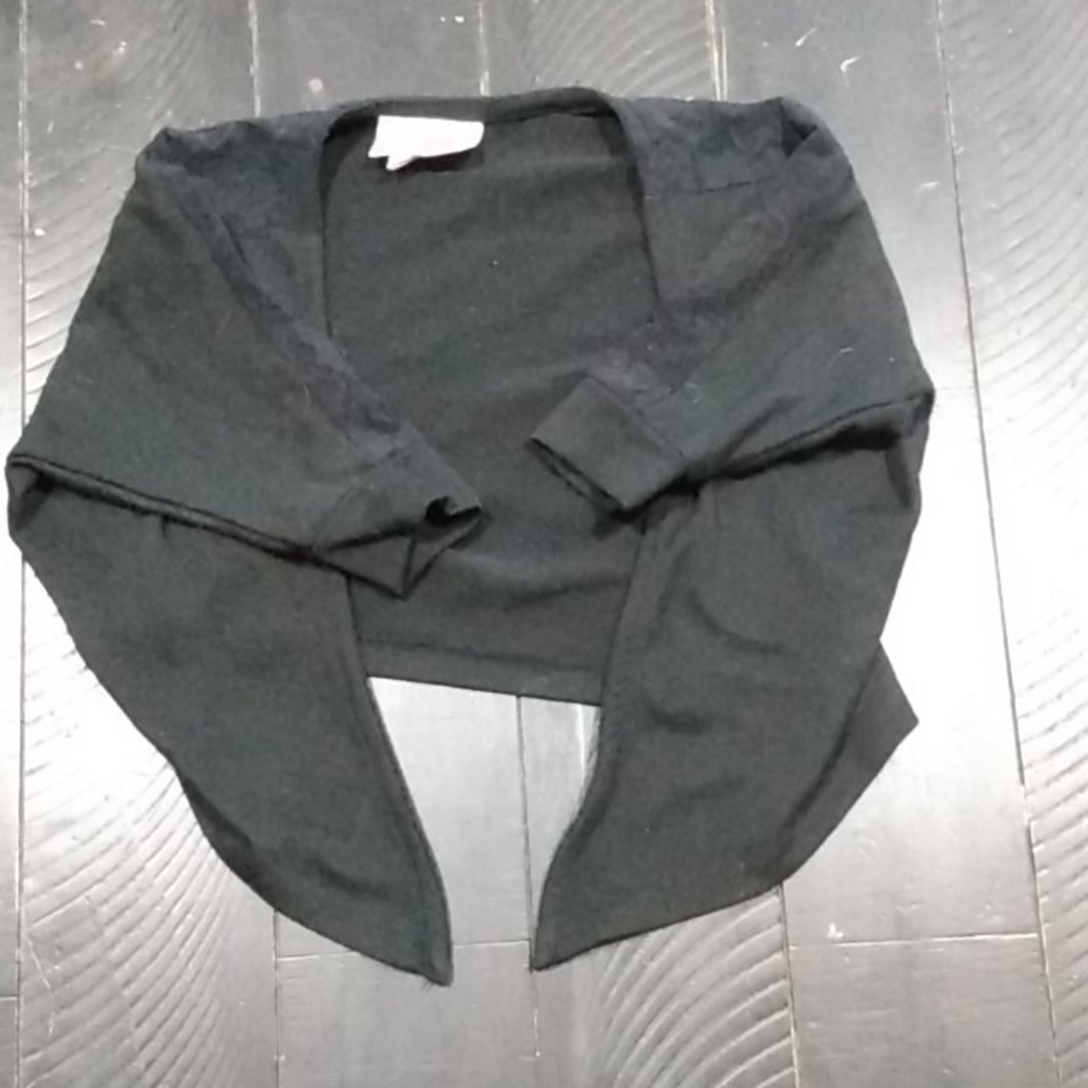 Short Sleeve Black Cover Up